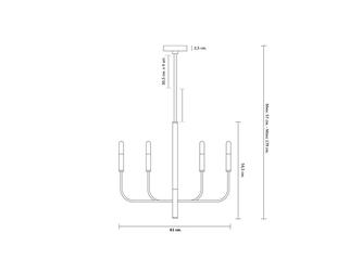 HermitageHome: люстра подвесная(черный)