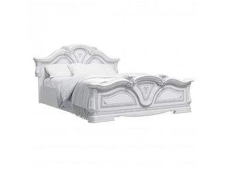 Dia: кровать двуспальная(белый, серебро)