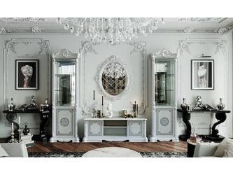 Dia: тумба под телевизор(белый, серебро)