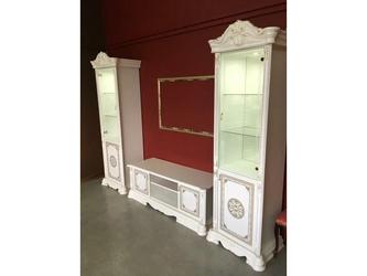 Dia: витрина 1 дверная(белый, золото)