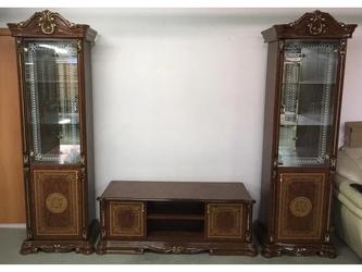 Dia: витрина 1 дверная(орех)