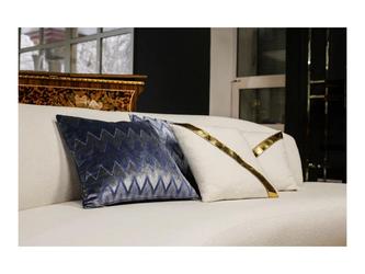 BALHOME: диван 4-х местный(белый, золото)