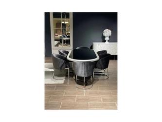 Orix: стол обеденный(черный, белый, хром)