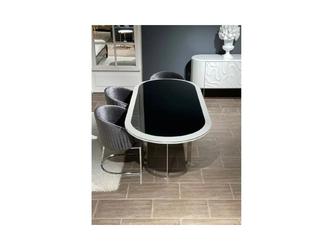 Orix: стол обеденный(черный, белый, хром)