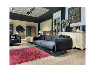 Orix: диван 3-х местный(черный)