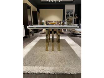 Orix: стол обеденный(белый, золото)