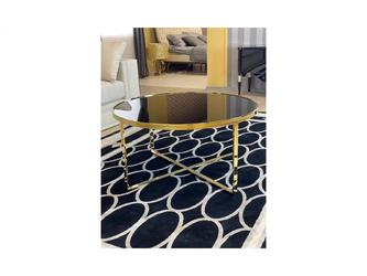 Orix: стол журнальный(черный, золото)