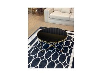 Orix: стол журнальный(черный, золото)