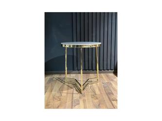 Orix: стол журнальный(белый, золото)