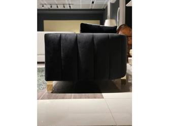 Orix: диван 4-х местный(черный, золото)