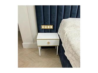 МФ Муромские мастера: тумба прикроватная(белый с золотом)