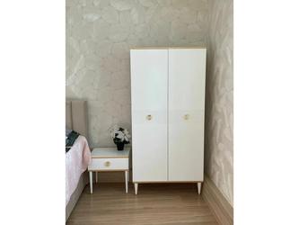 МФ Муромские мастера: тумба прикроватная(белый с золотом)