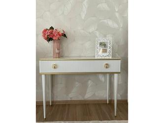 МФ Муромские мастера: стол туалетный(белый с золотом)