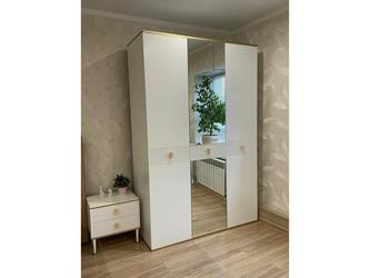 МФ Муромские мастера: шкаф 3-х дверный(белый с золотом)