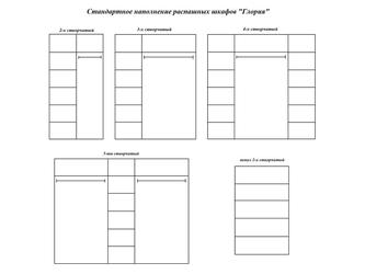МФ Муромские мастера: шкаф 5-ти дверный(белый с золотом)