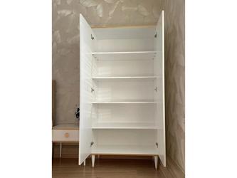 МФ Муромские мастера: шкаф 2-х дверный(белый с золотом)