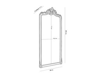 HermitageHome: зеркало напольное(серебро)