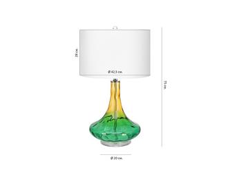 HermitageHome: лампа настольная(желтый, зеленый)