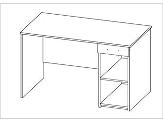 Шведский стандарт: стол письменный(белый)