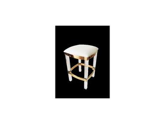 Linhai Lanzhu: стул барный(прозрачный, белый, золото)