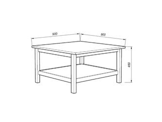 Шведский стандарт: стол журнальный(белый)