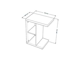 Шведский стандарт: столик приставной(белый)