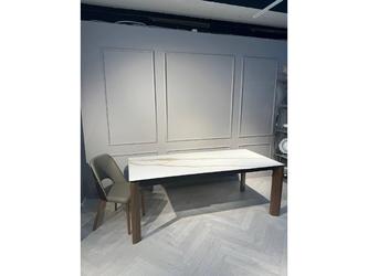 Linhai Lanzhu: стол обеденный(белый мрамор)