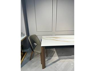 Linhai Lanzhu: стол обеденный(белый мрамор)