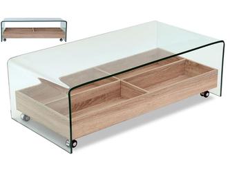 Euro Style Furniture: стол журнальный(прозрачное стекло)