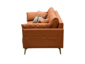 Euro Style Furniture: диван 3 местный(оранжевый)