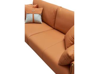 Euro Style Furniture: диван 3 местный(оранжевый)