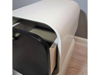 STG: тумба прикроватная(серый, черный)