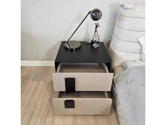 STG: тумба прикроватная(серый, черный)