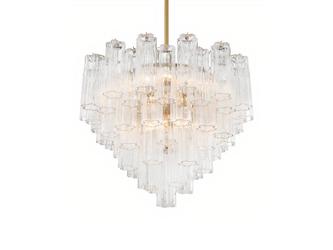 HermitageHome: люстра подвесная(прозрачный, золото)