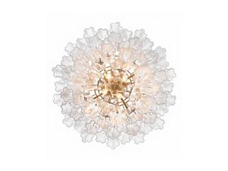 HermitageHome: люстра подвесная(прозрачный, золото)