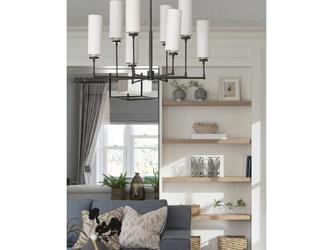 HermitageHome: люстра подвесная(белый, черный)