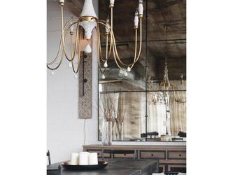 HermitageHome: люстра подвесная(белый, золото)