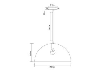 HermitageHome: светильник подвесной(черный, золото)