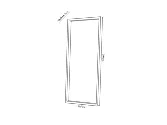 HermitageHome: зеркало напольное(коричневый)