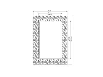 HermitageHome: зеркало настенное(перламутровый кремовый, серебро)