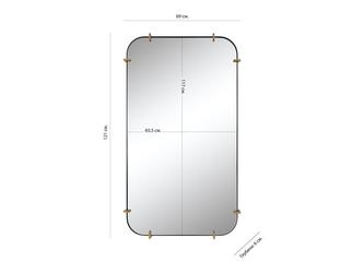 HermitageHome: зеркало настенное(черный)