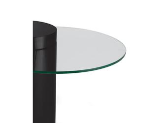 HermitageHome: столик приставной(стекло, черный)