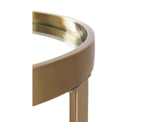 HermitageHome: столик приставной(прозрачный, золото)