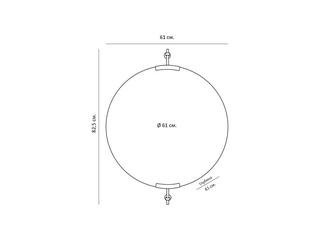 HermitageHome: зеркало настенное(серебро)