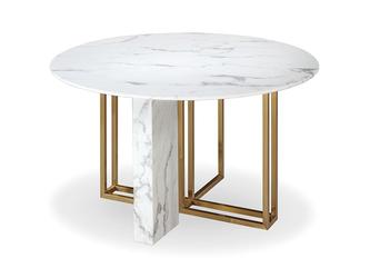 STG: стол обеденный(белый мрамор)