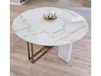 STG: стол обеденный(белый мрамор)