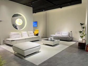 STG: диван-реклайнер(серо бежевый)