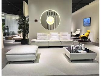 STG: диван-реклайнер(серо бежевый)