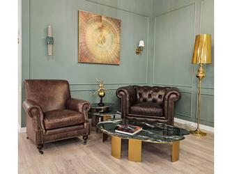 STG: стол кофейный(черный, золото)