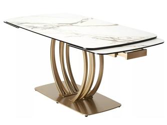 Megapolis-II: стол обеденный(серый, золото)